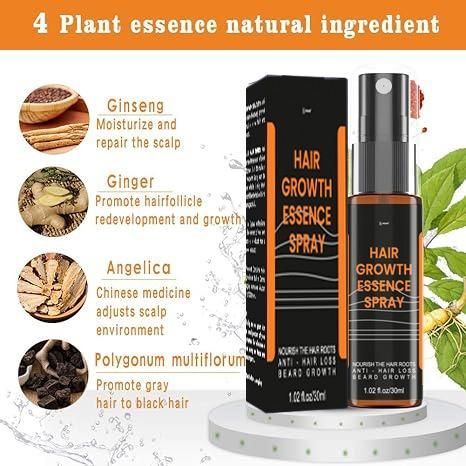 Hair Growth Essence Spray 60ml Pack of 2